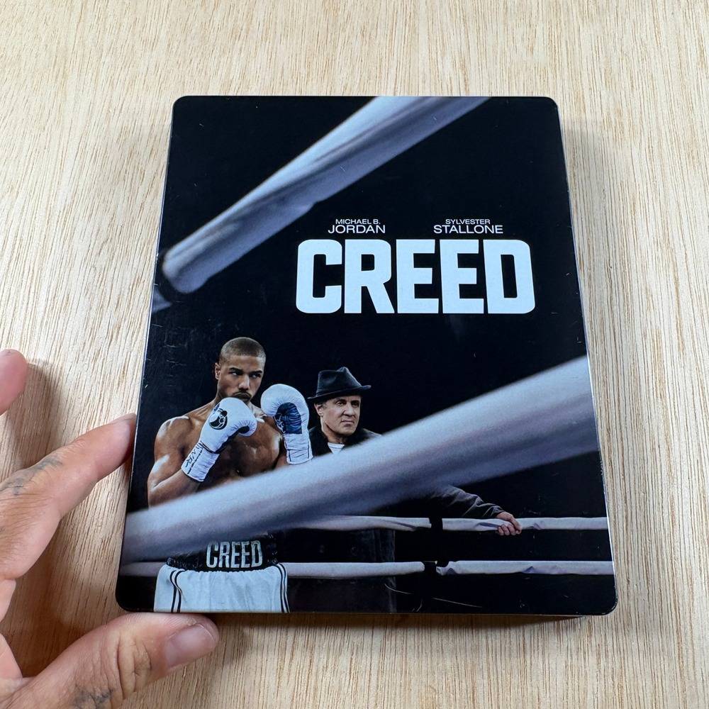 Creed Steelbook Blu-ray DVD Michael B Jordan Sylvester Stallone Rocky Movie